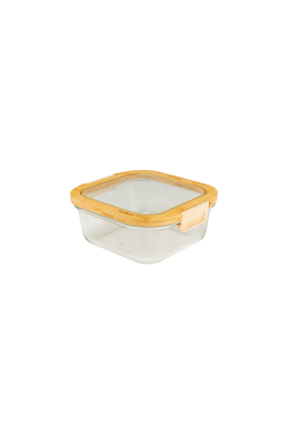 Poira - Cam Kapaklı Kilitli Cam Saklama Kabı 1100 ml