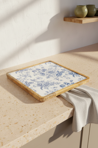 Gura - Kare Tepsi Gül Büyük