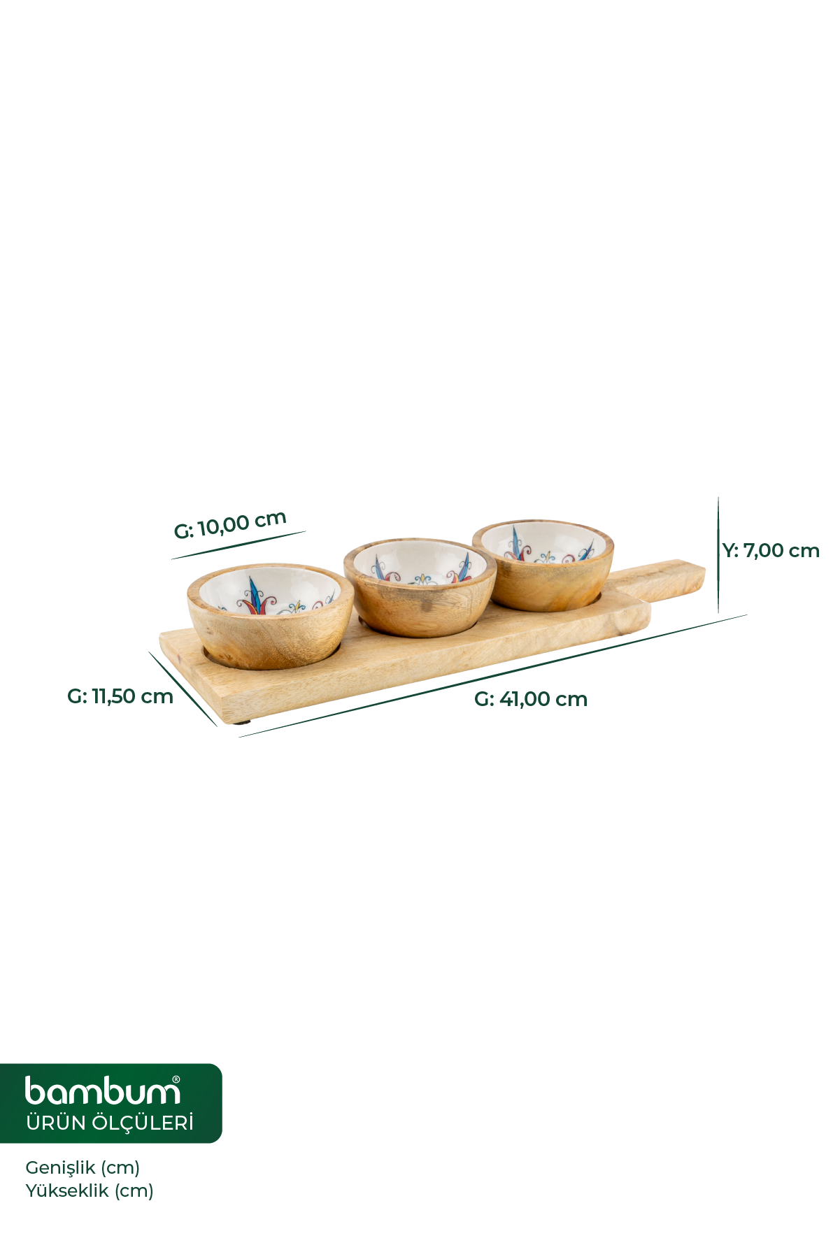 Gura - 4 Parça Çerezlik Lale