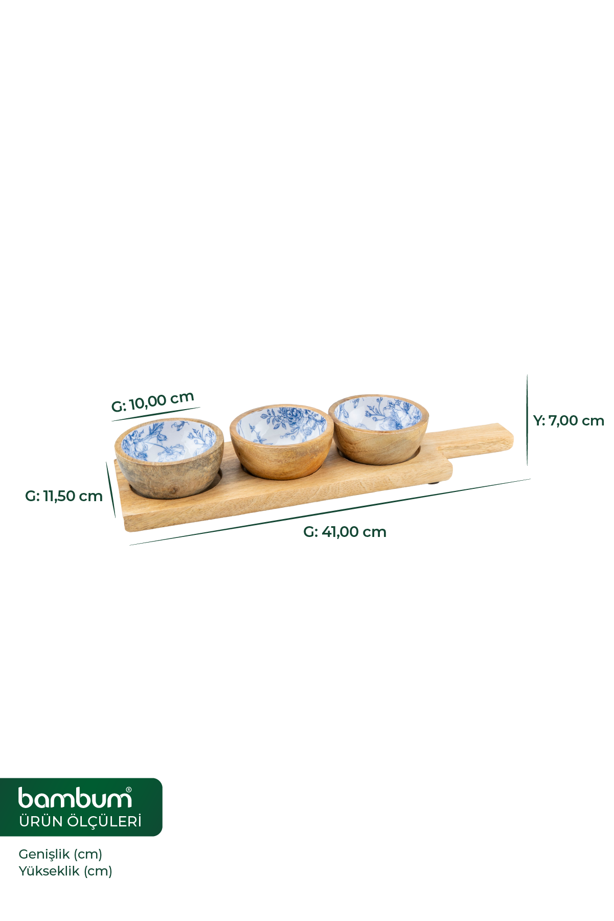 Gura - 4 Parça Çerezlik Gül