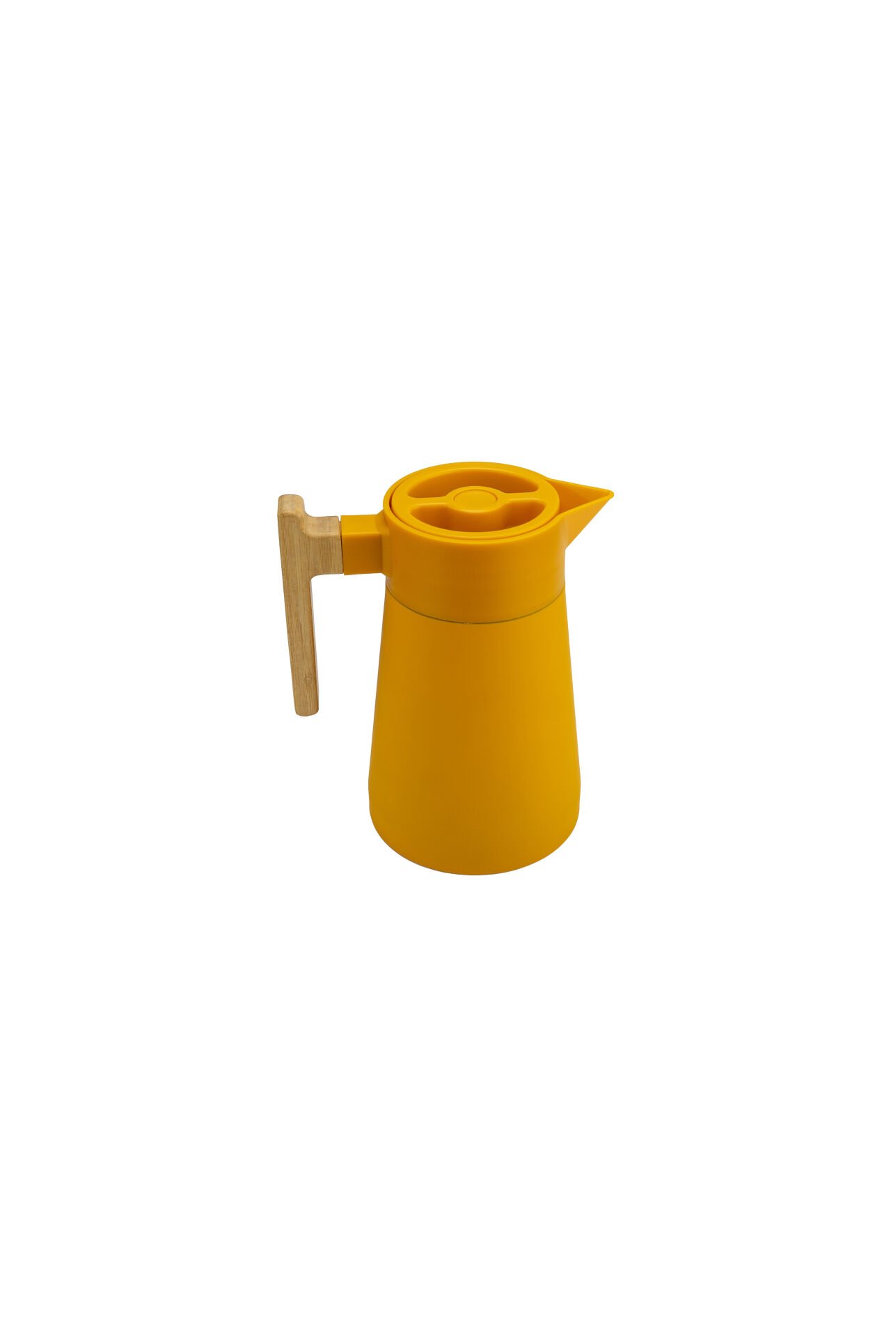 North - Bambu Saplı Çelik Termos Turuncu 1,5 Litre