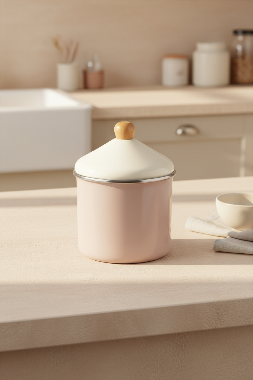 Nostalji - Ahşap Saplı Baharatlık Toprak 12 cm