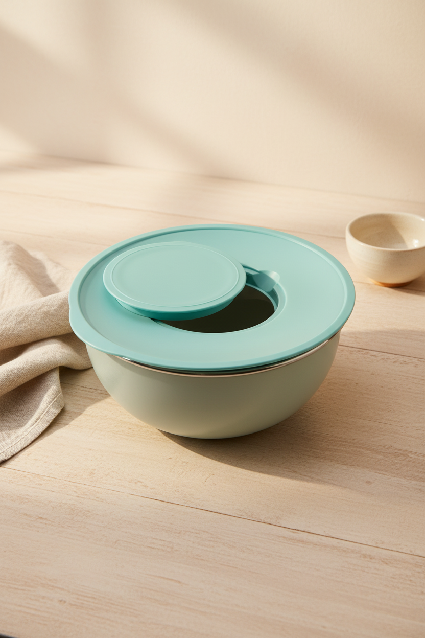 Nostalji -  Karıştırma Kabı Açık Yeşil 24 cm