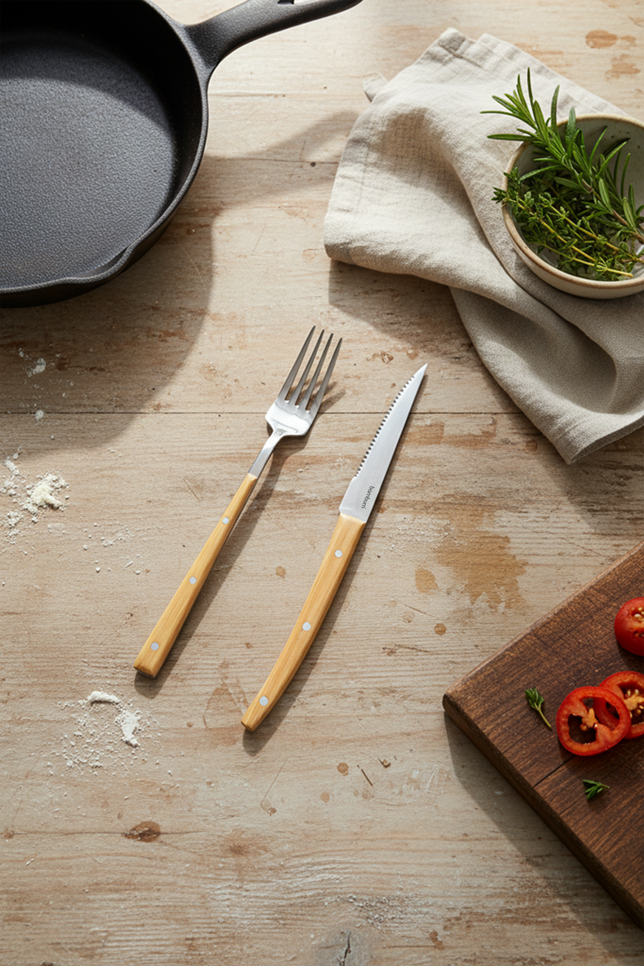 Spartan - Steak Çatal Bıçak Seti