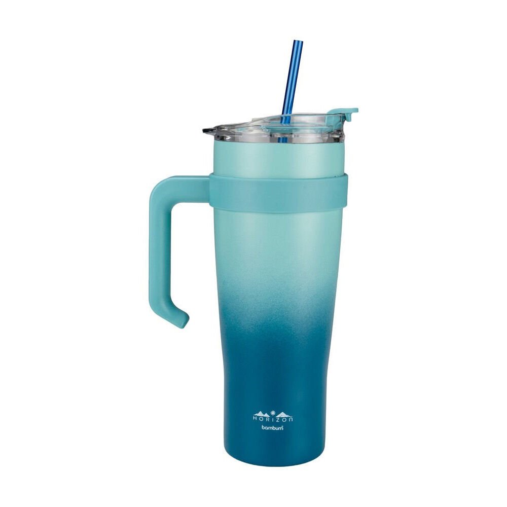 Horizon - Pipetli Termos Bardak Lacivert 1000ml