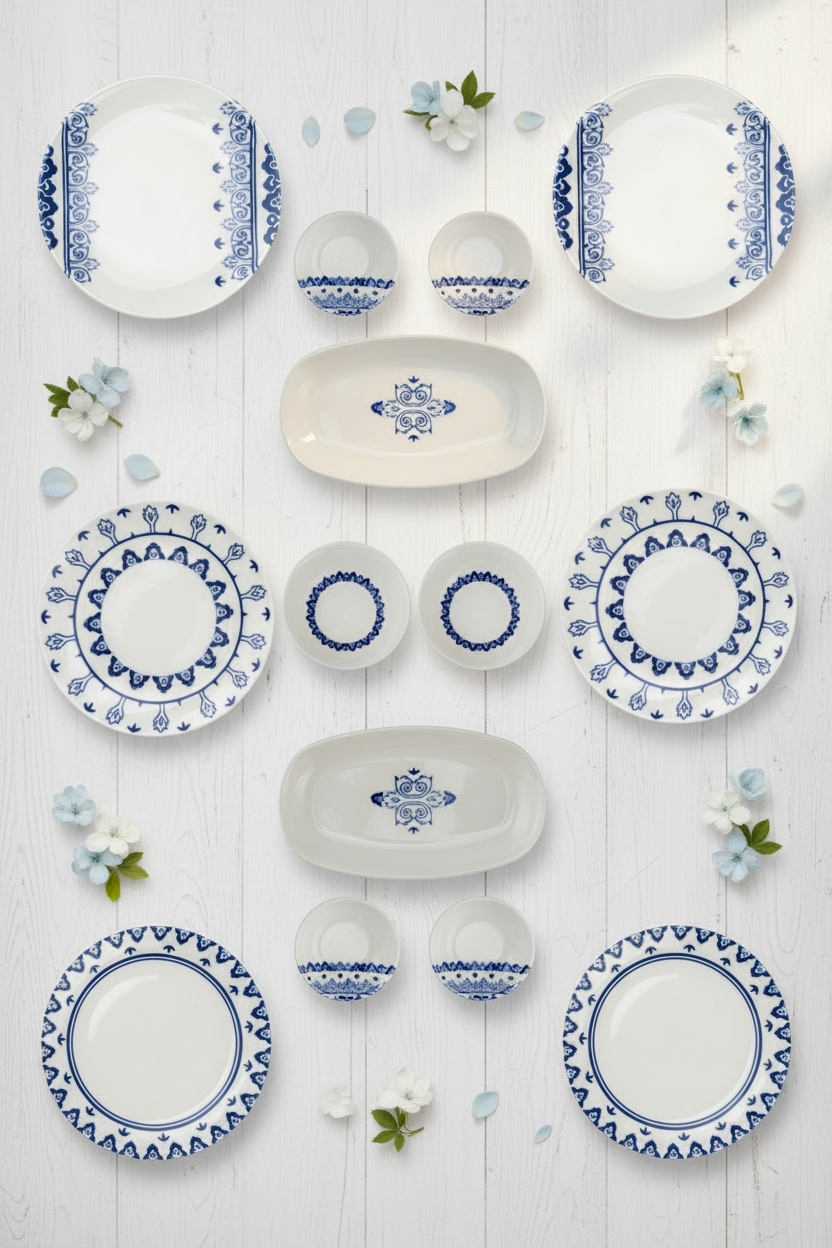 Moderna - 14 Parça Kahvaltı Takımı Maku