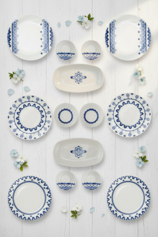 Moderna - 14 Parça Kahvaltı Takımı Maku