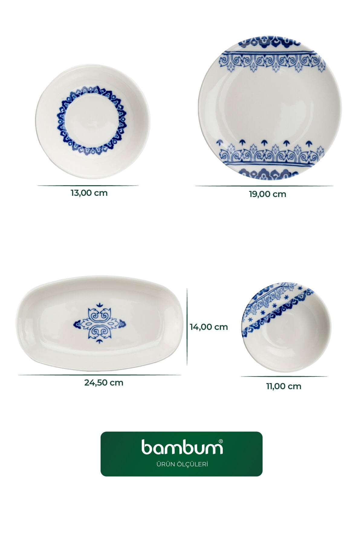 Moderna - 14 Parça Kahvaltı Takımı Maku