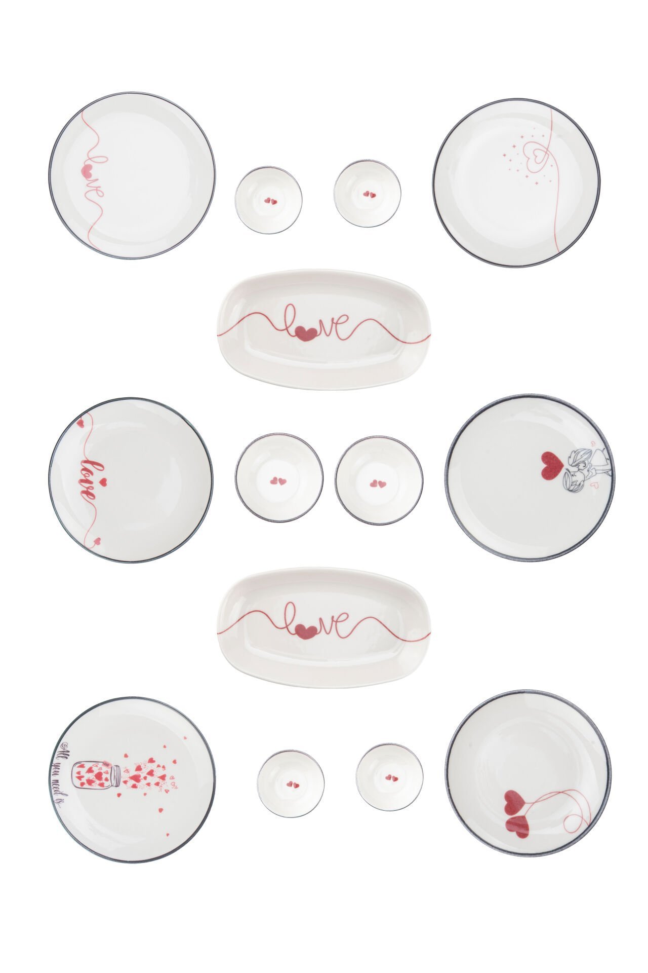 Moderna - 14 Parça Kahvaltı Takımı Teamo