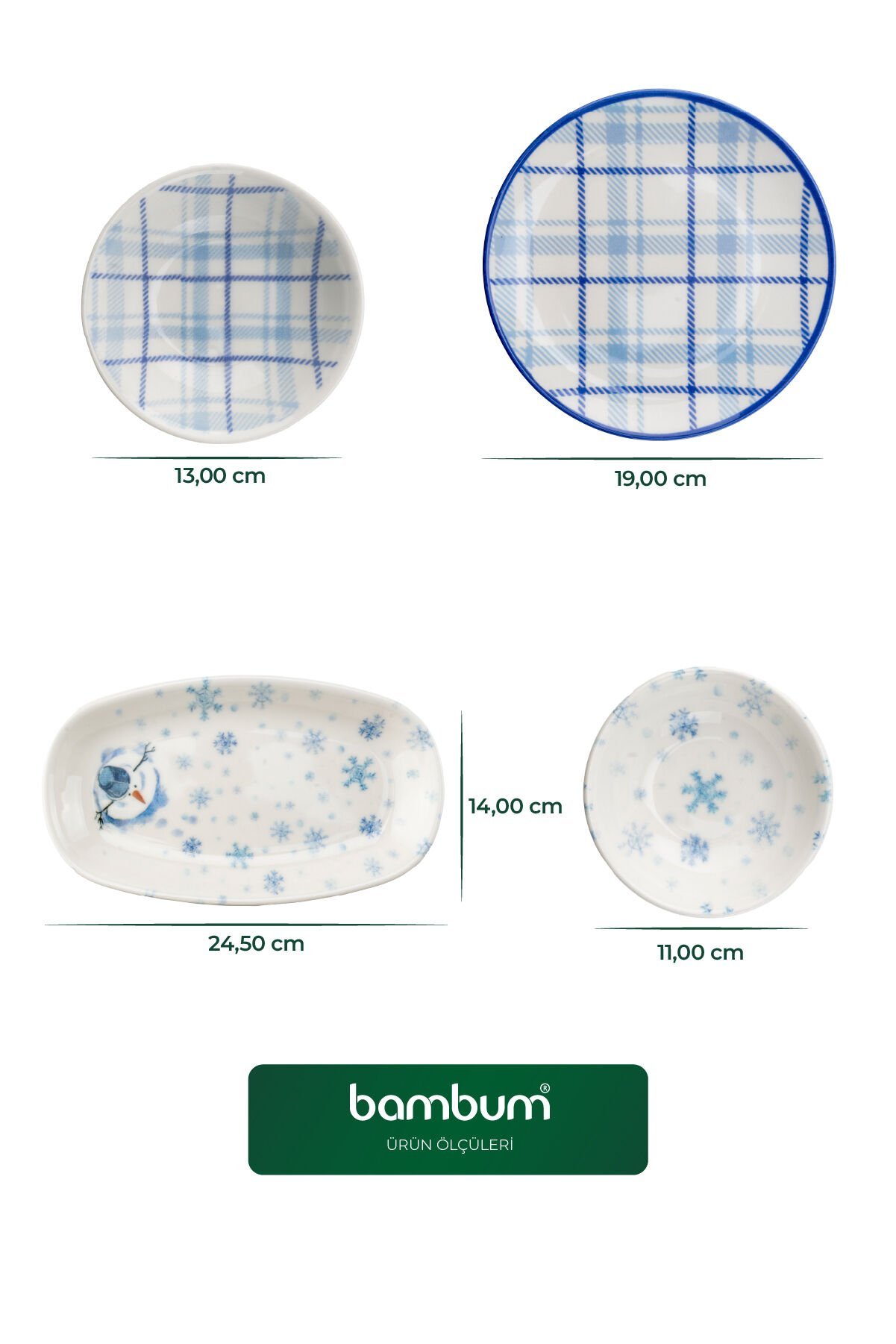 Moderna - 14 Parça Kahvaltı Takımı Winter Time