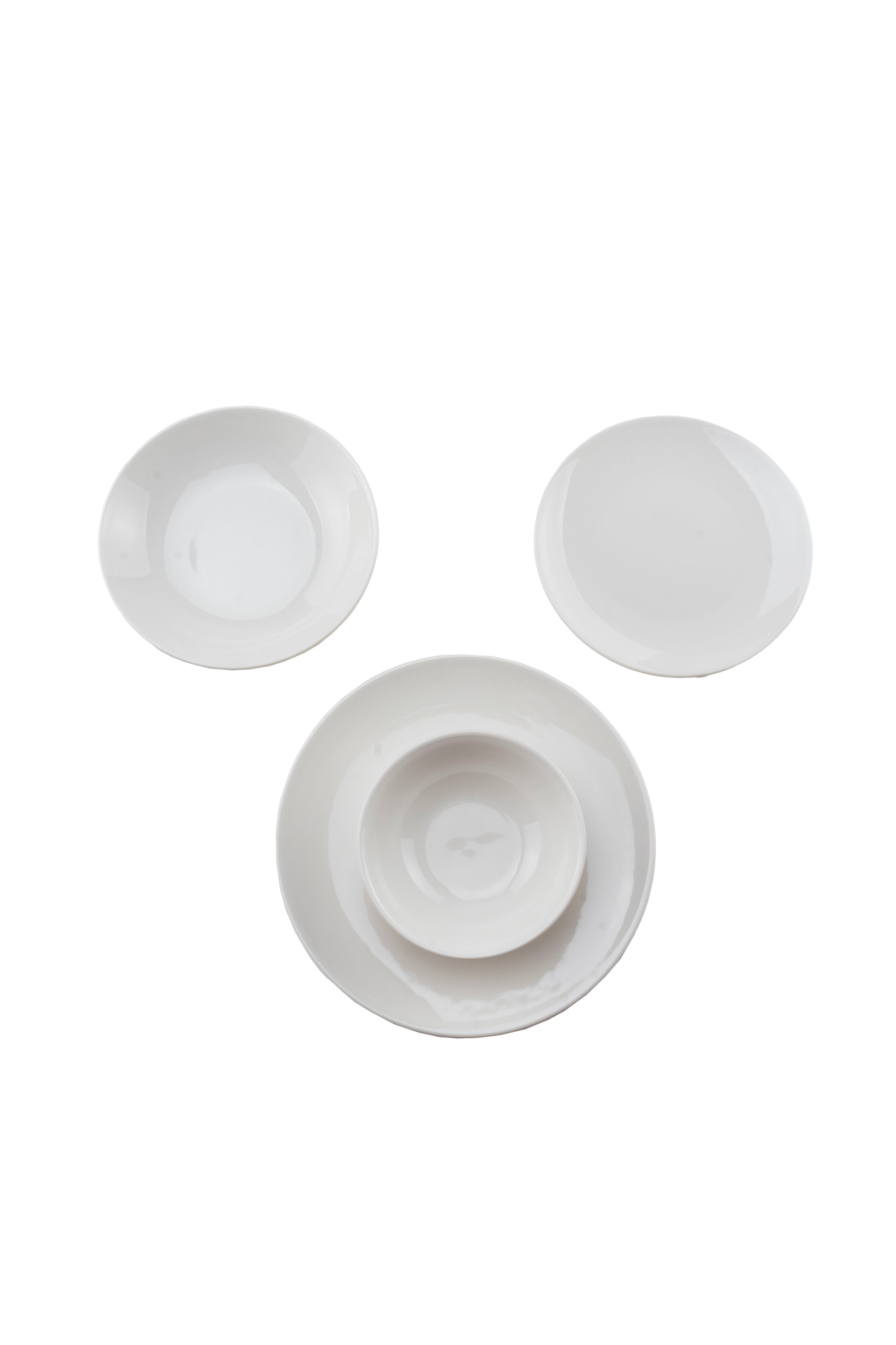 Naz - 24 Parça Yemek Takımı Sade