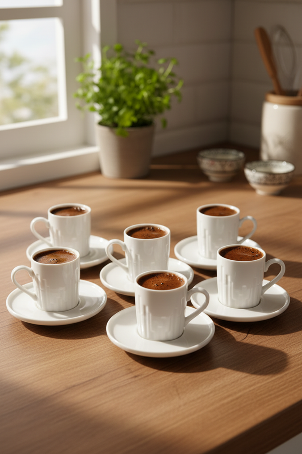 Tower - 6 Kişilik Kahve Fincan Takımı