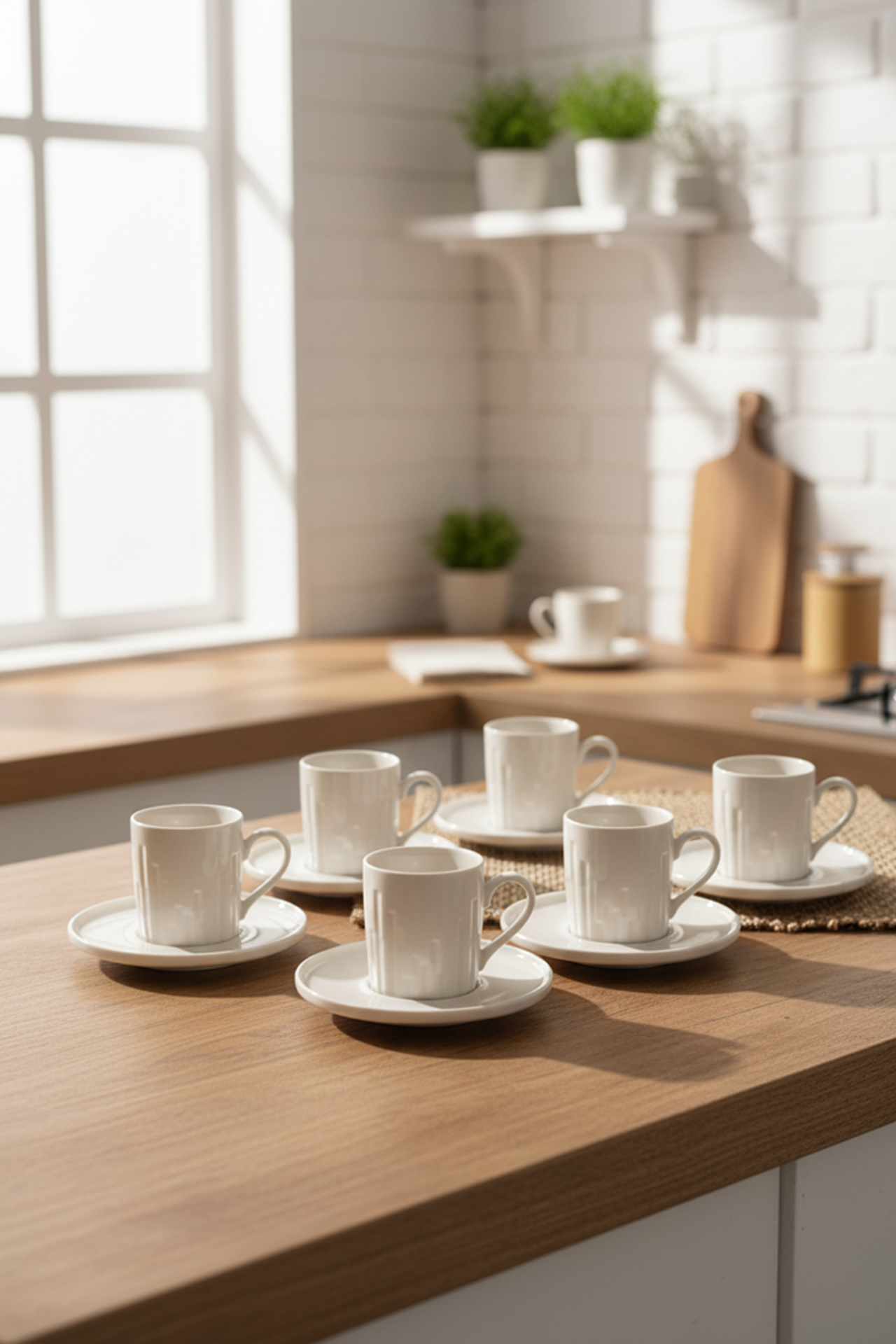 Tower - 6 Kişilik Kahve Fincan Takımı