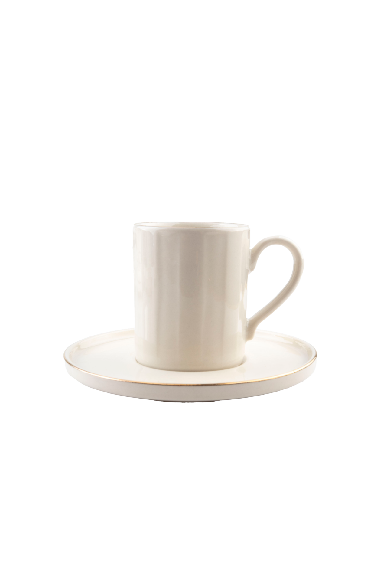 Lipa - 6 Kişilik Kahve Fincan Takımı Altın