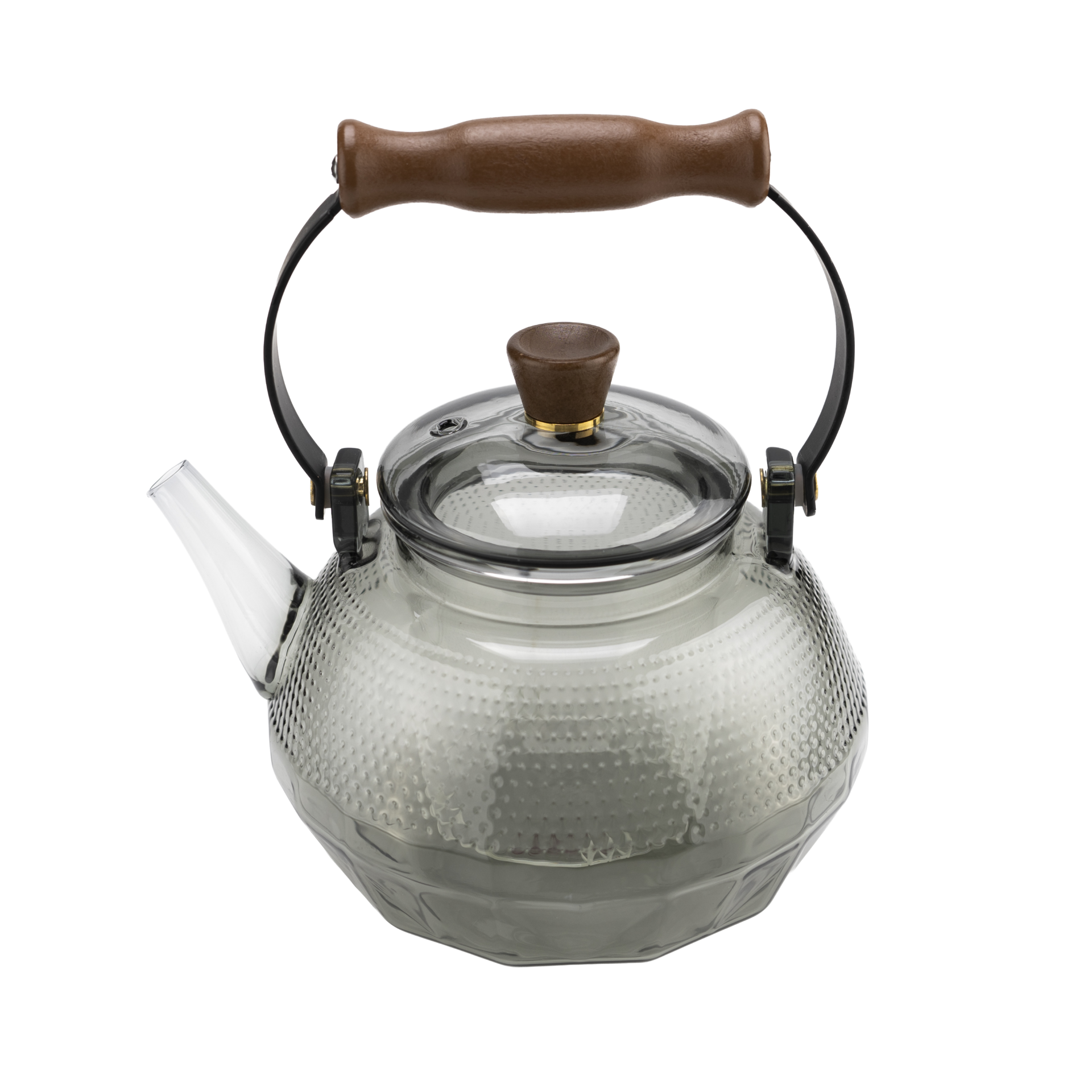 Sven - Metal Kaplamalı Cam Demlik 1200ml