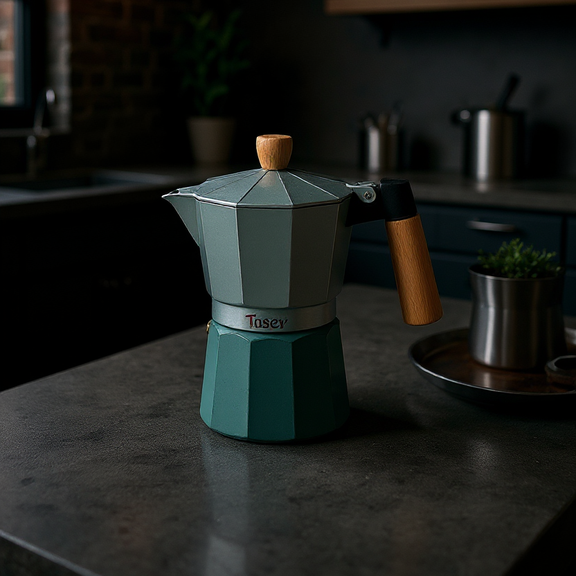 Garen - Moka Pot 6 Fincan Su Yeşili