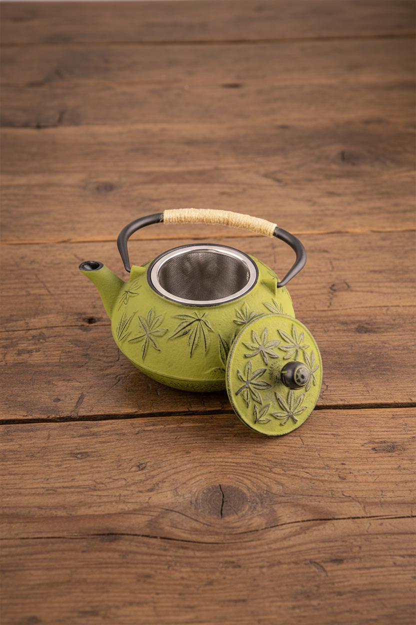 Armanno - Sümbül Döküm Demlik 900 ml Yeşil