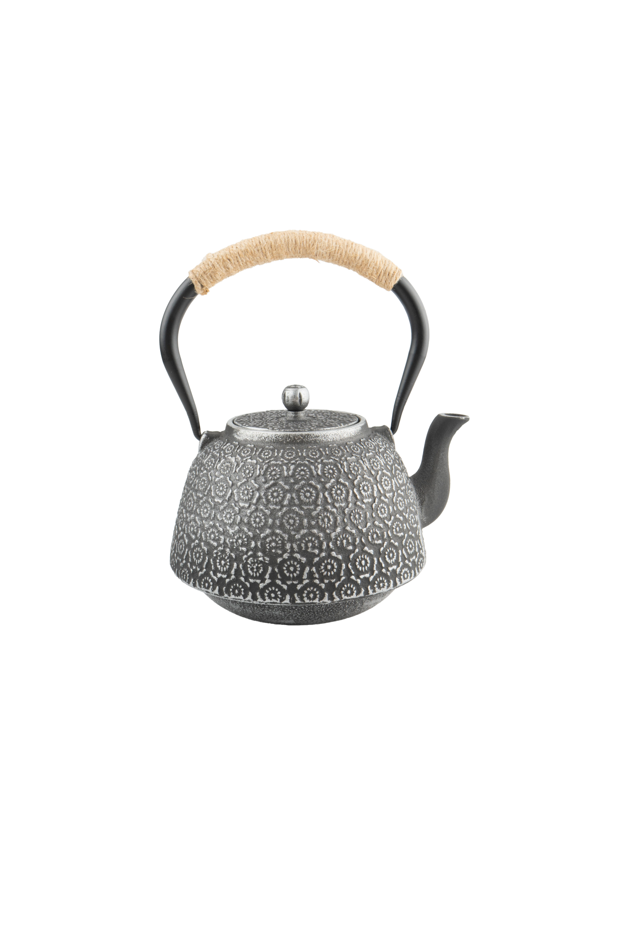 Armanno - Sümbül Döküm Demlik 1200 ml Gri